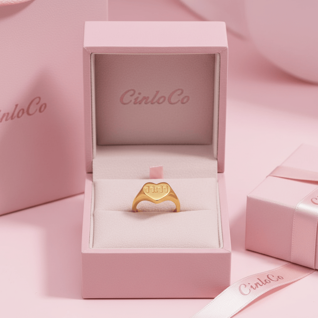 11:11 Ángel Number Ring