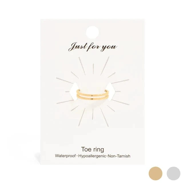 Toe Rings Silver & Gold