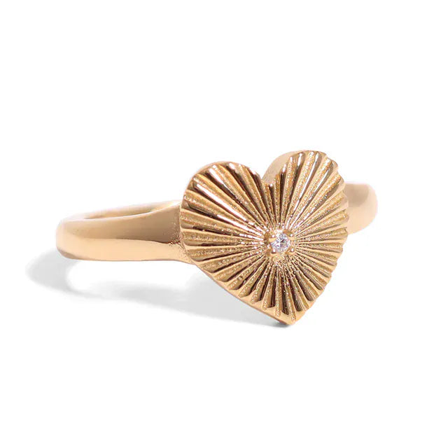 Ethereal Heart Ring