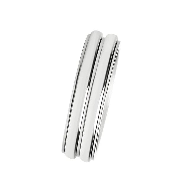 Grooved Spinner Ring - CinloCo