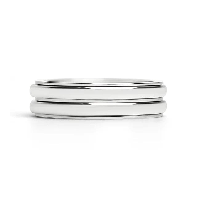 Grooved Spinner Ring - CinloCo