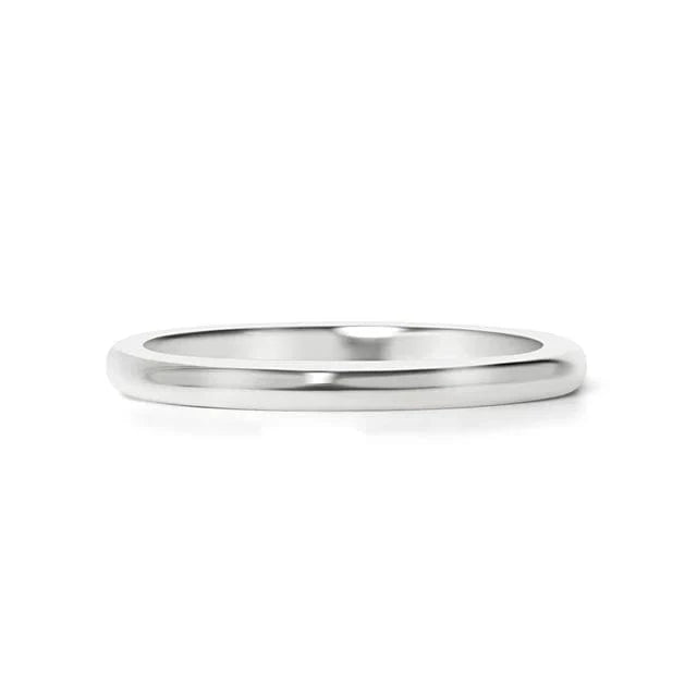 Highly Polished Rounded Stainless Steel Band - CinloCo
