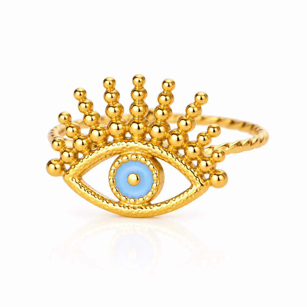 Talia Adjustable Gold Ring - CinloCo