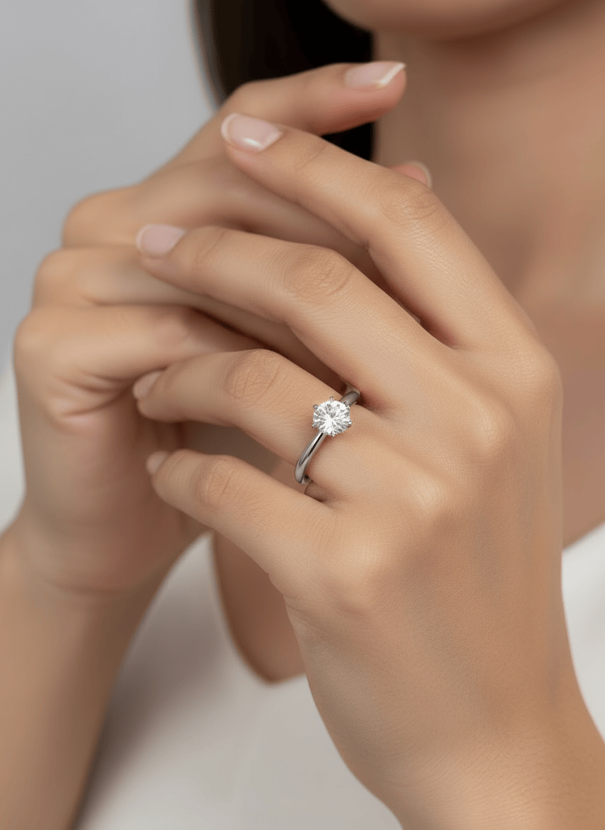 Forever Shine Moissanite Ring