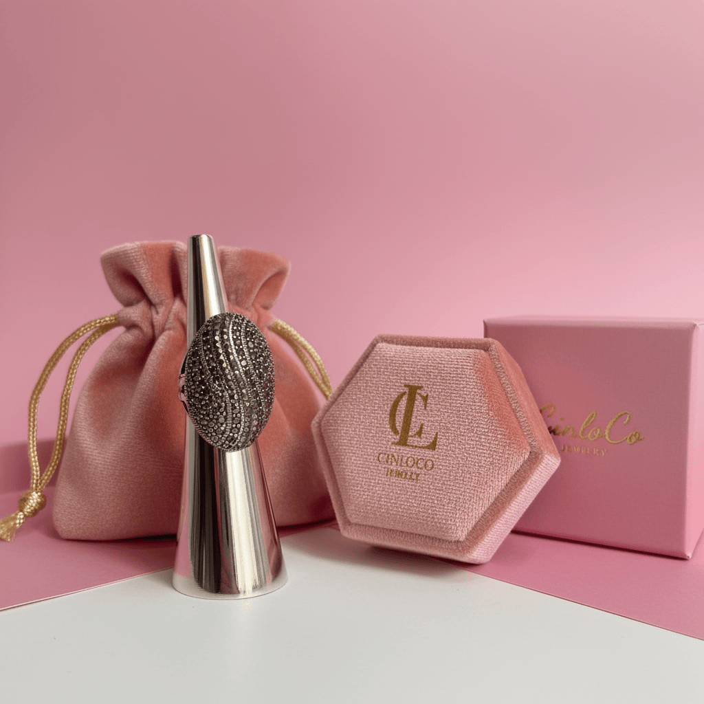 Sterling Silver Vintage Dragon Egg Ring