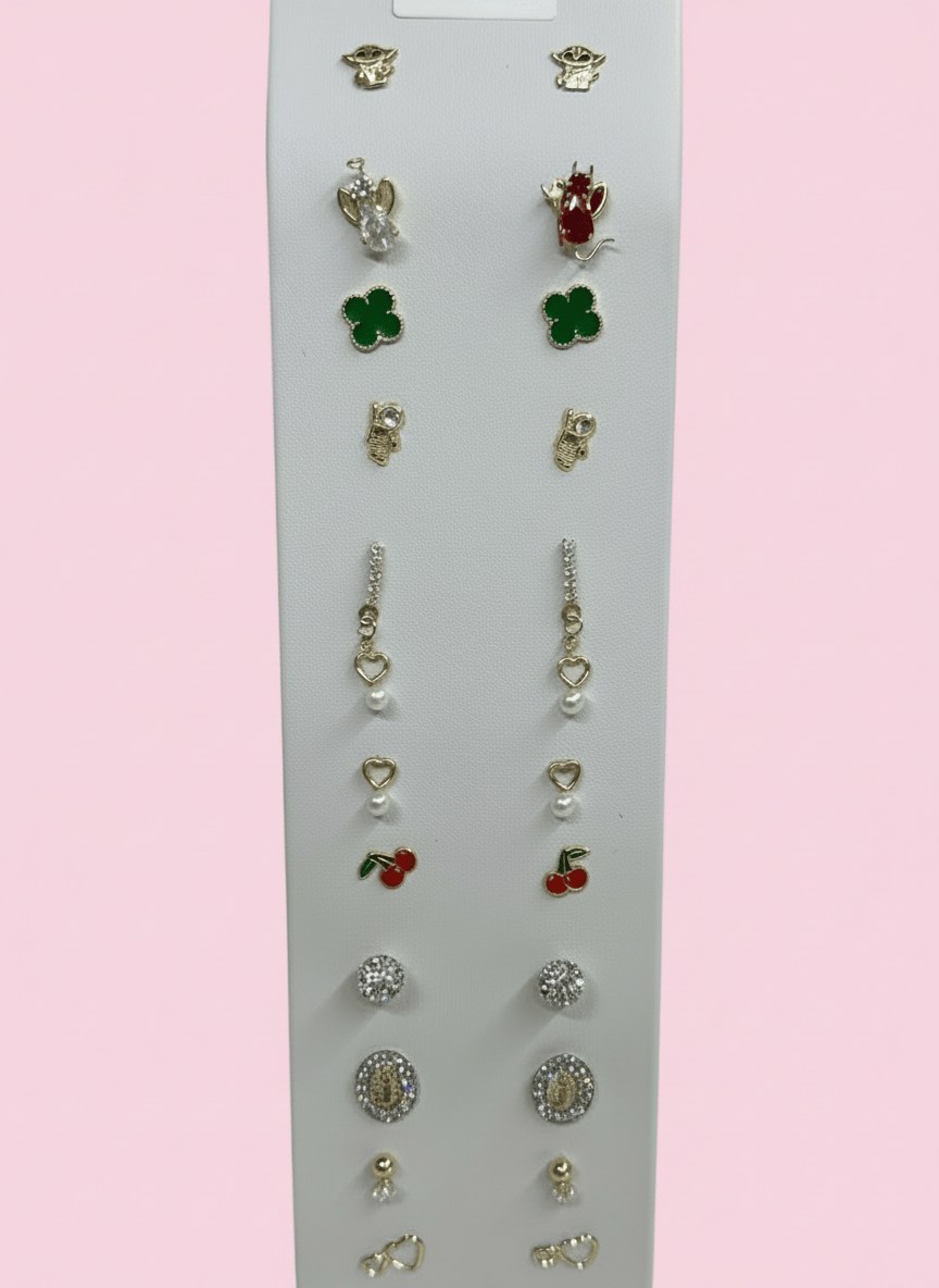 Solid Gold Screw Back Studs