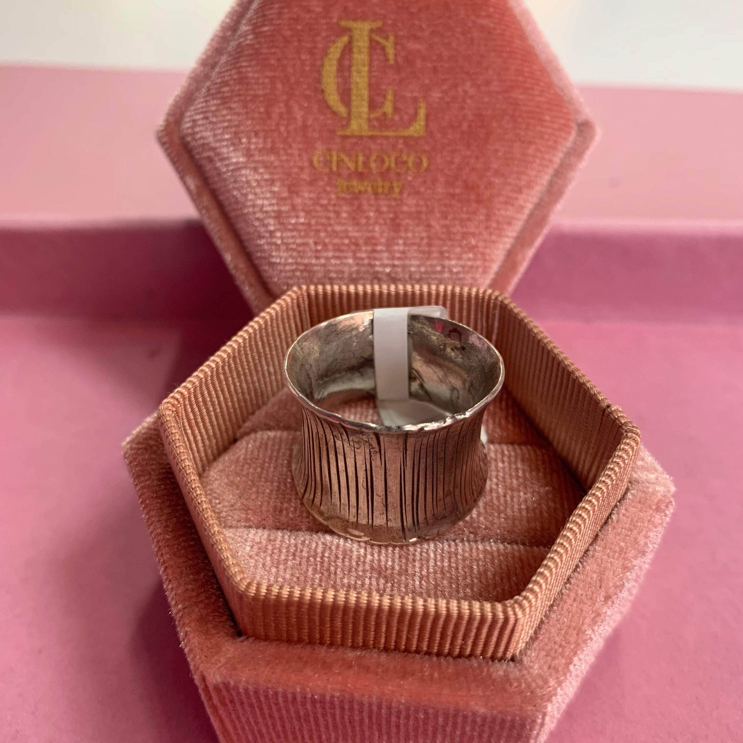 Sterling Silver vintage boho ring - CinloCo