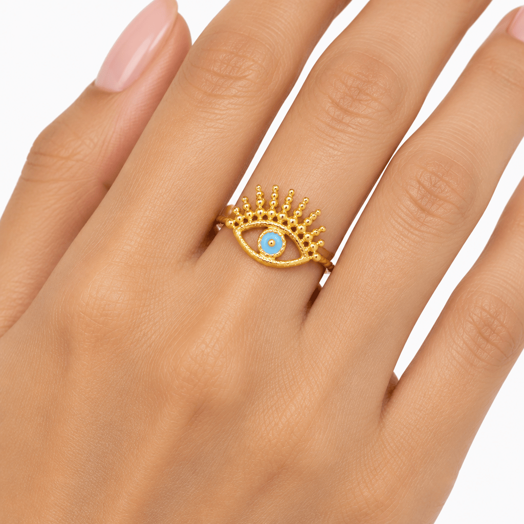 Talia Adjustable Gold Ring - CinloCo
