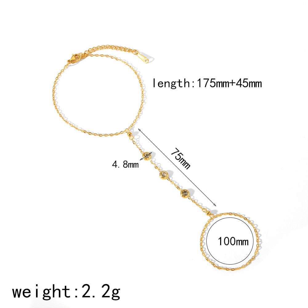 The Luxe Hand chain - CinloCo