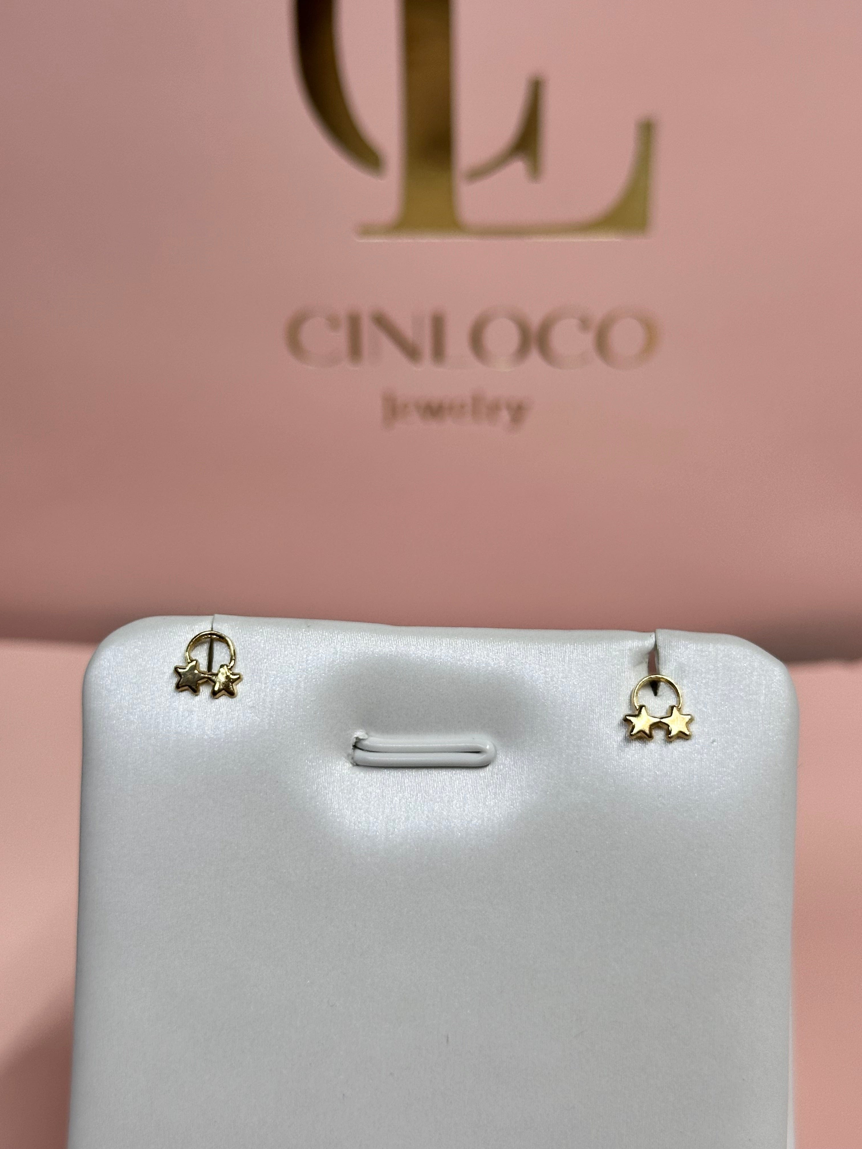 10k Solid Gold Screw Back Studs - CinloCo