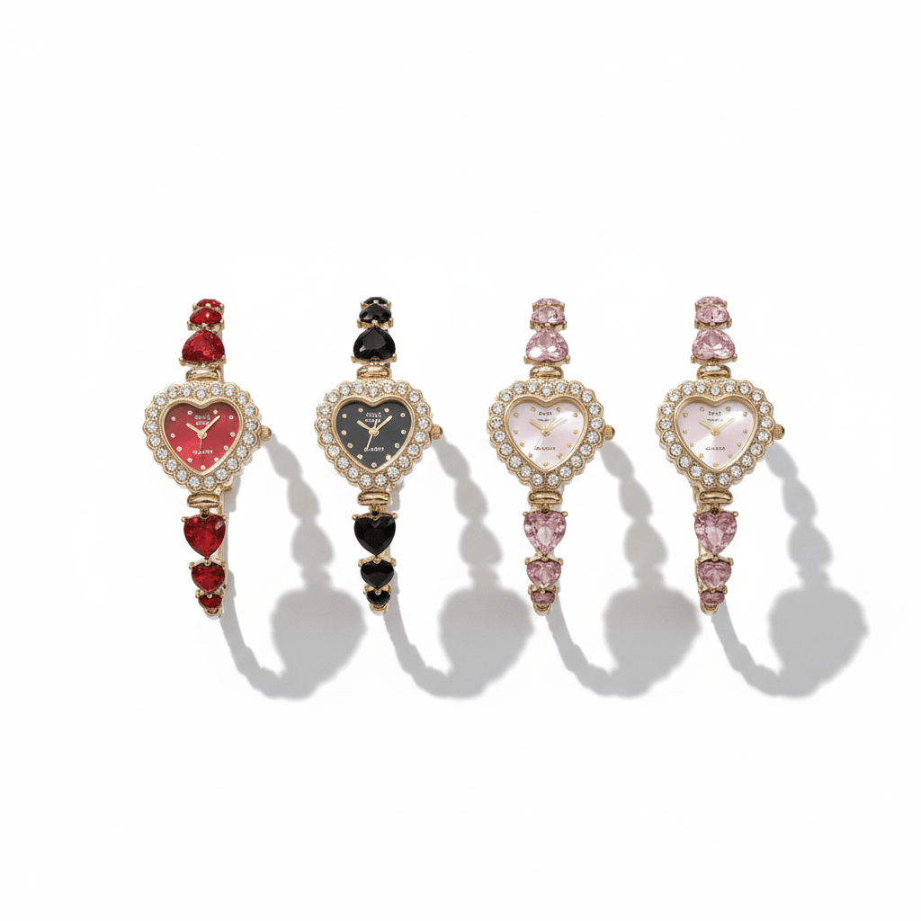 Heart Crystals Watch