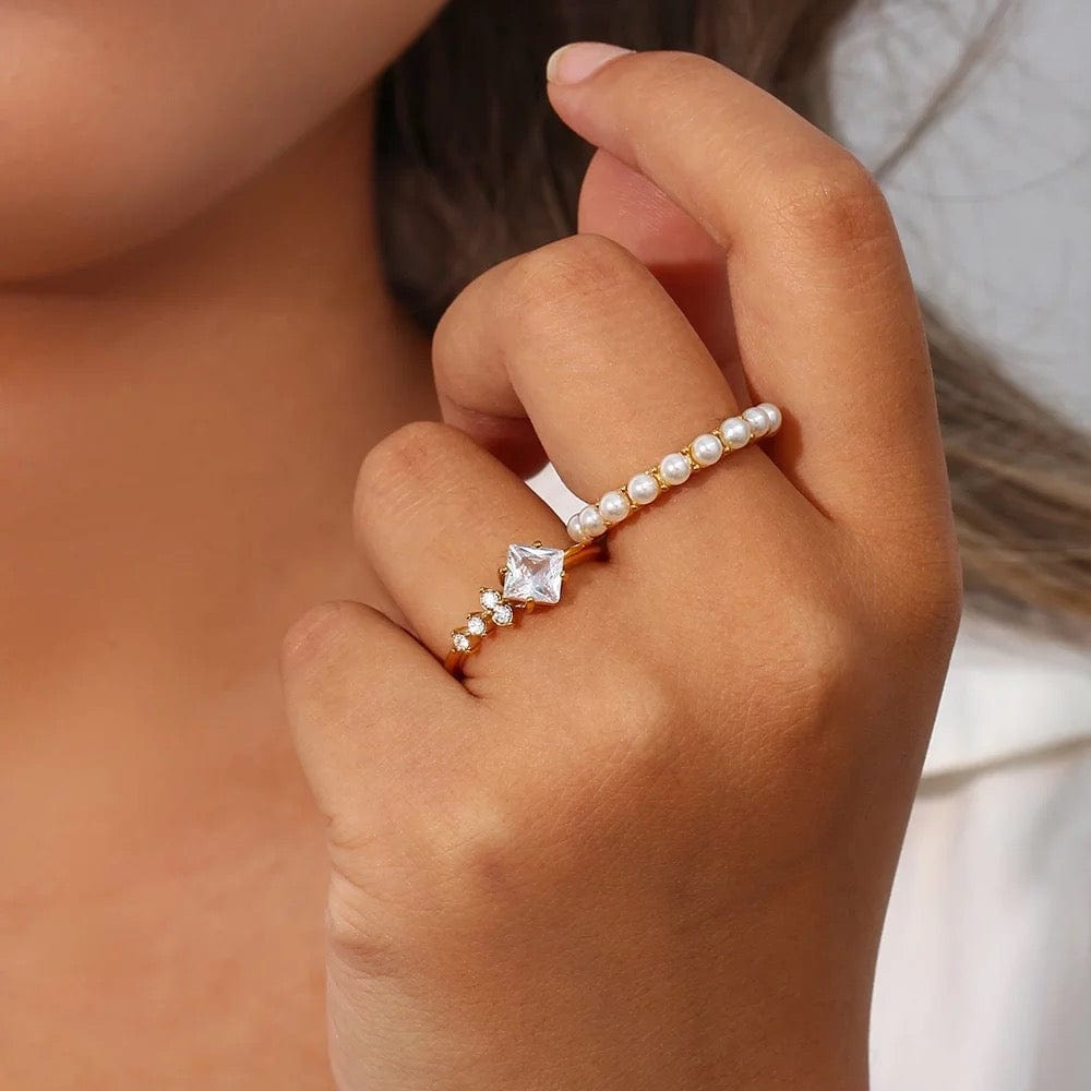Paige adjustable gold ring - CinloCo