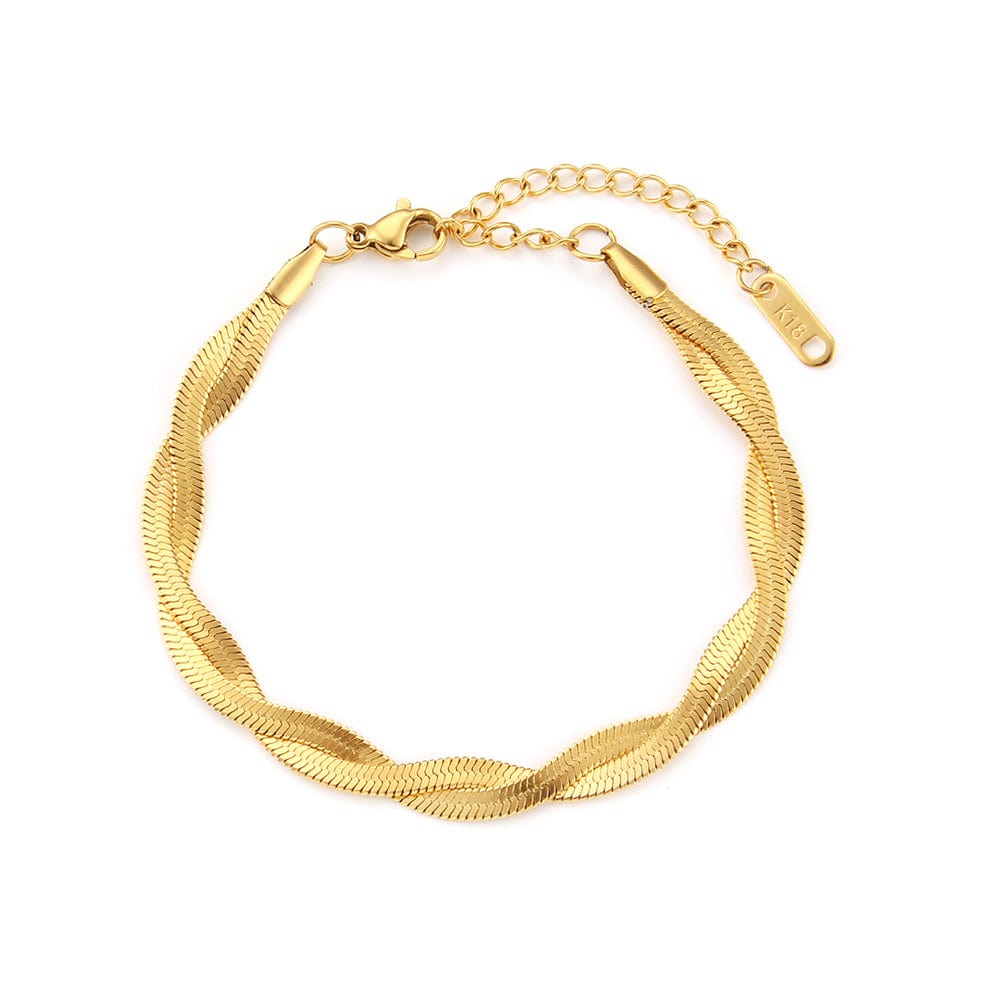 Elizabeth herringbone bracelet