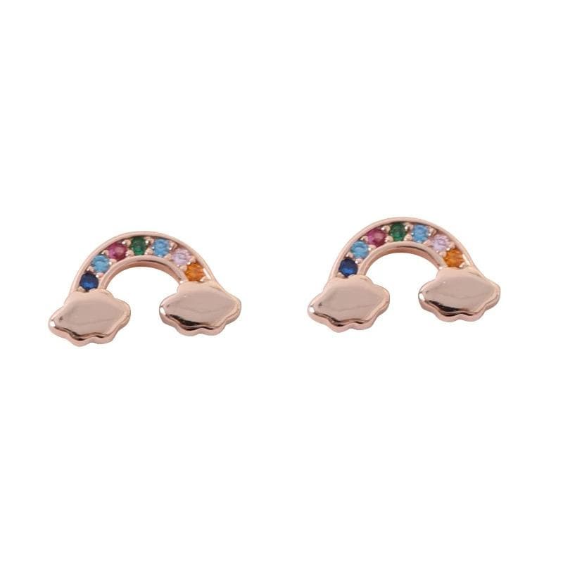 Rainbow Stud Earrings - CinloCo