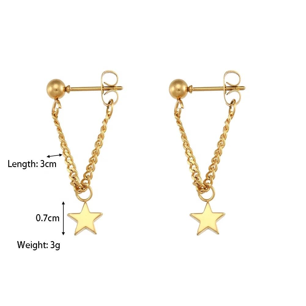 Shooting Star Earrings - CinloCo