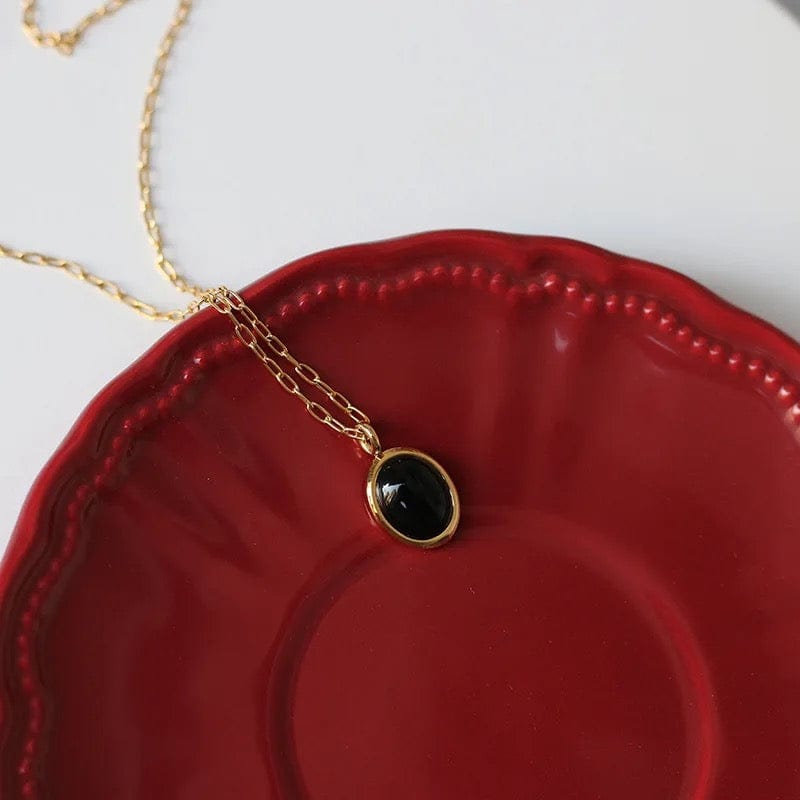 Vintage Opal Oval Necklace - CinloCo