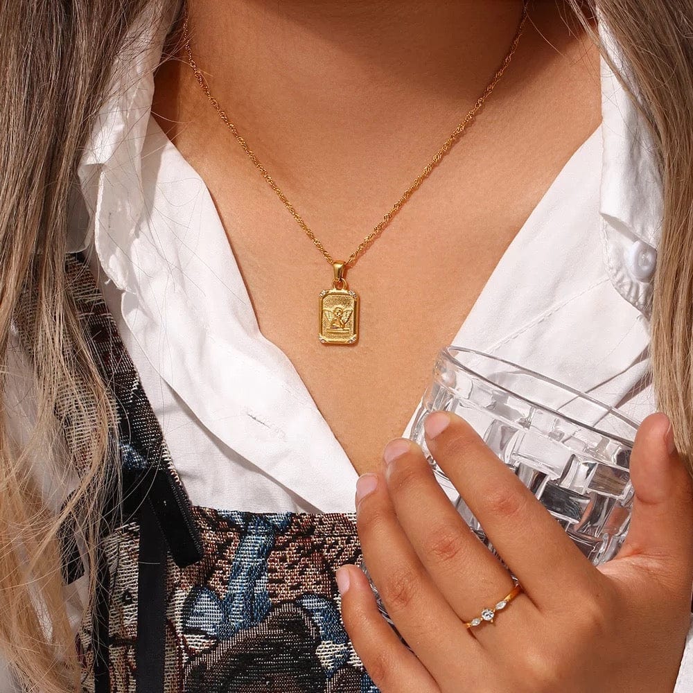 Guardian Angel Necklace - CinloCo