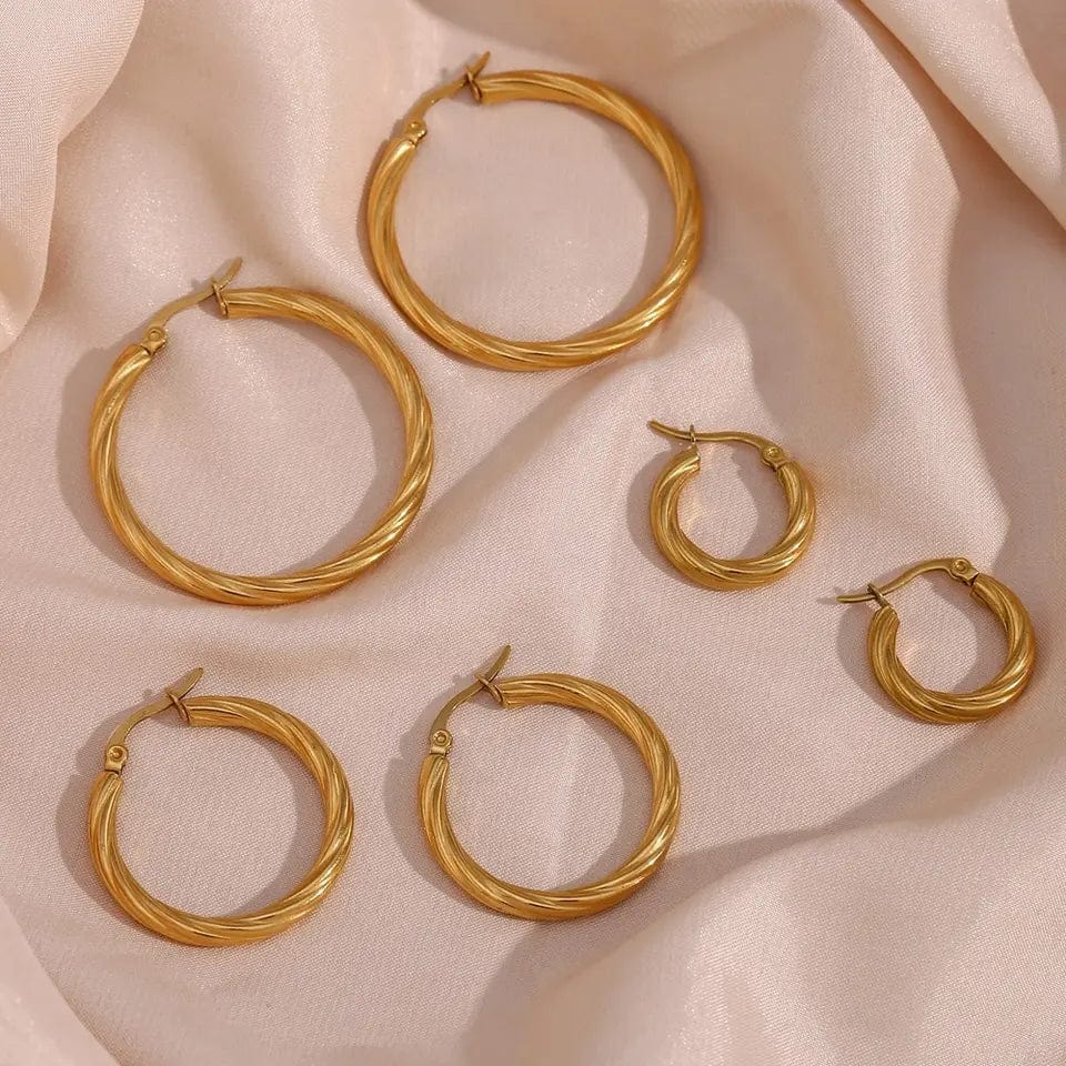 Croissant Golden Hoops - CinloCo