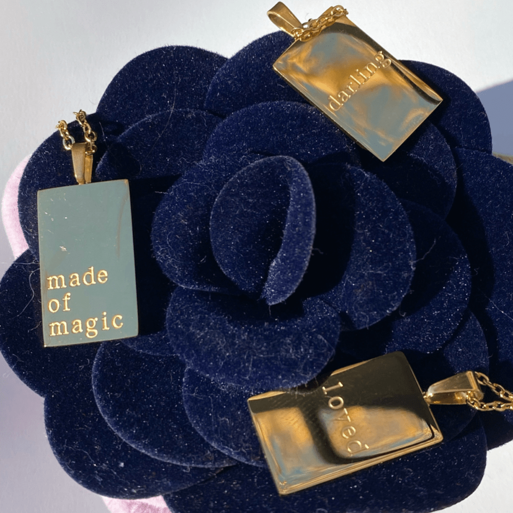 LOVED Gold Necklace - CinloCo