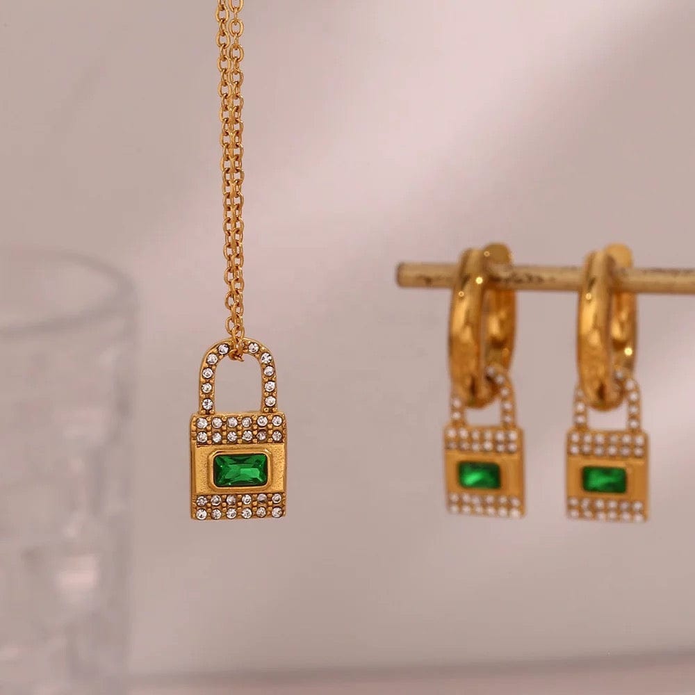 Emerald Jewelry Set - CinloCo