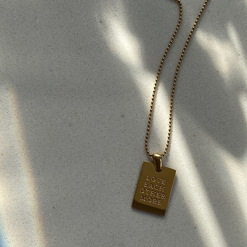 Love Each Other More Necklace - CinloCo