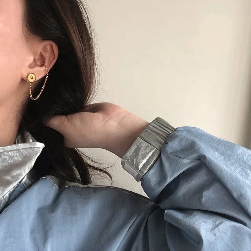 Coin Ear Clip Tassel - CinloCo