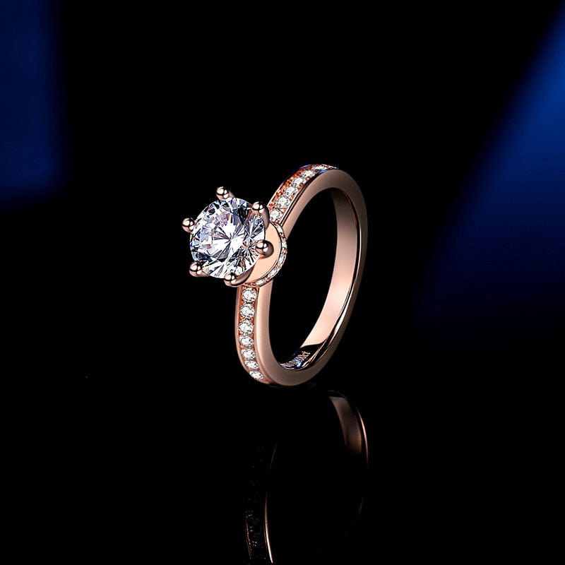 RING 2 - CinloCoThe Princess in rose gold ring is the perfect engament ring- CinloCo