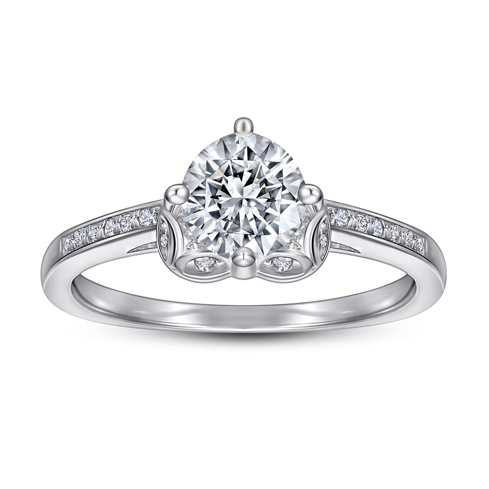 Heart Shaped Diamond Moissanite Ring - CinloCo