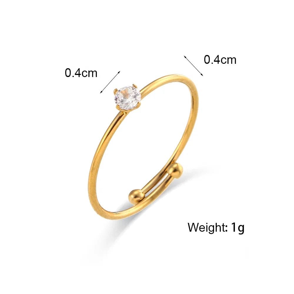 Dainty CZ Ring - CinloCo