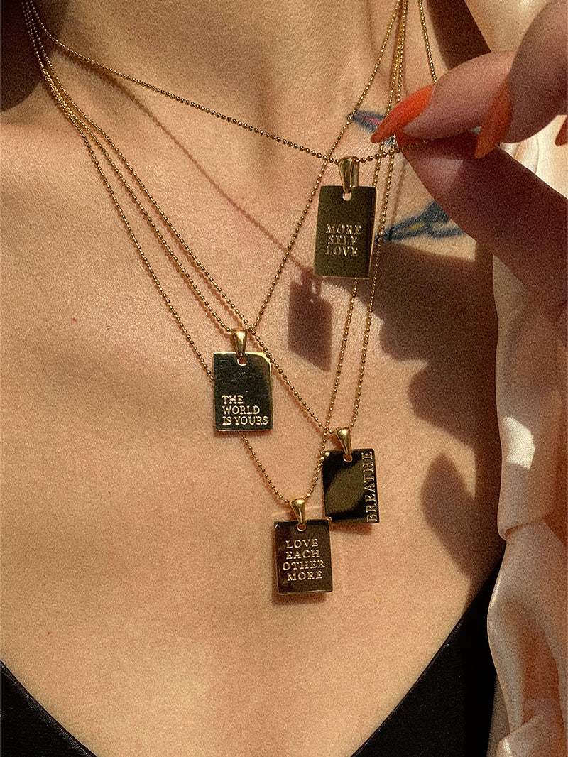 The World is Yours Necklace - CinloCo