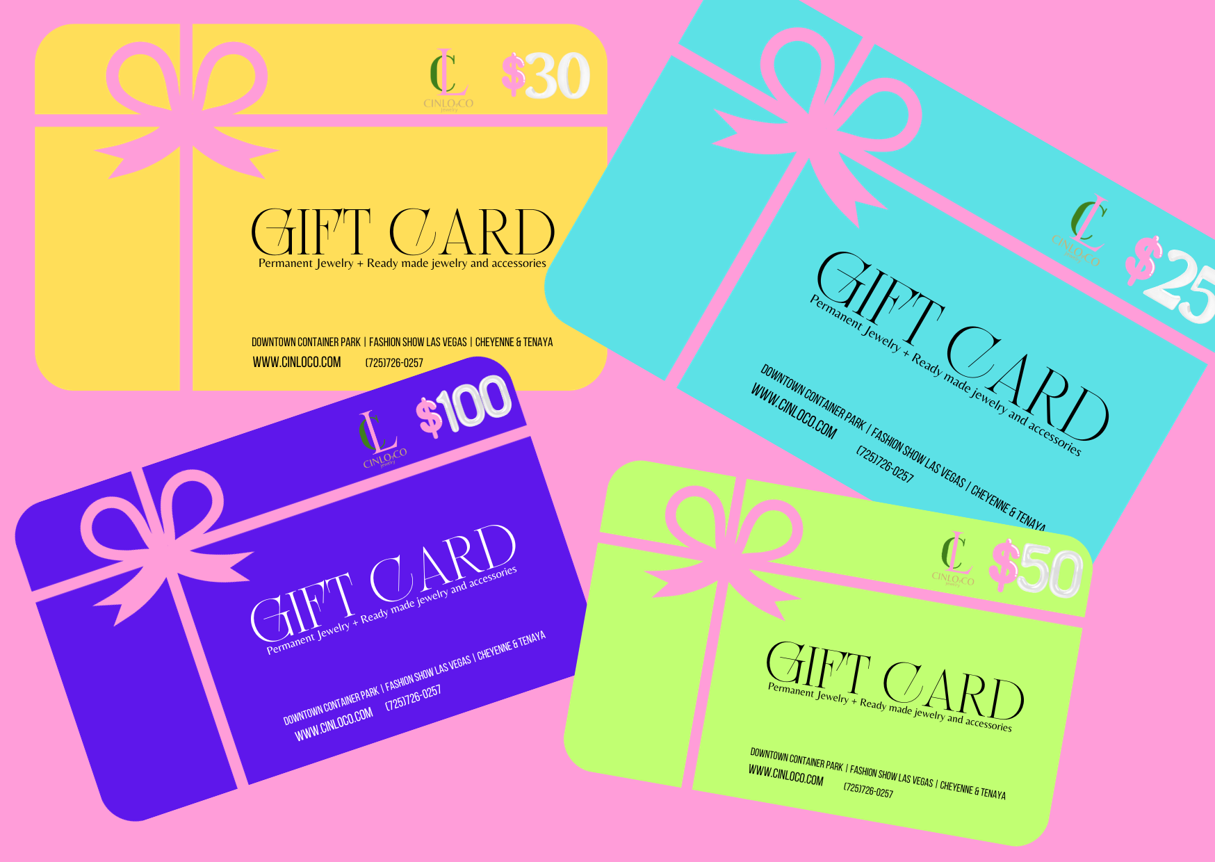 cinloCo gift cards