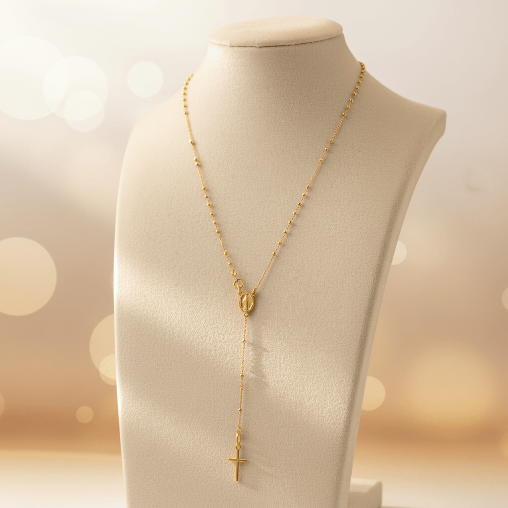 10k Dainty Rosary