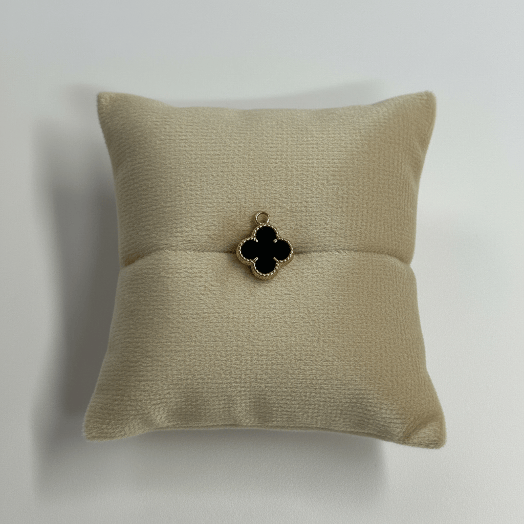 10k Dangle Clover Colorful Charm