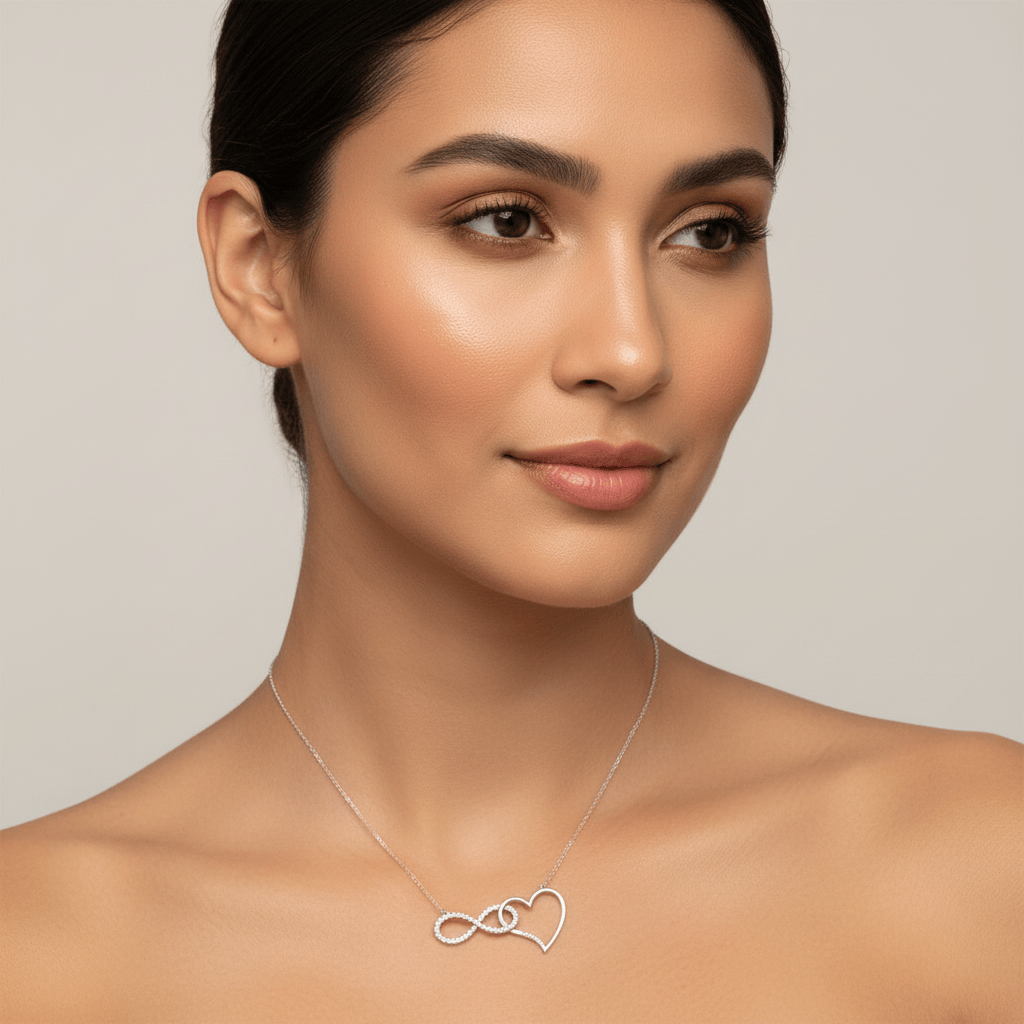 10k Infinite Love Necklace