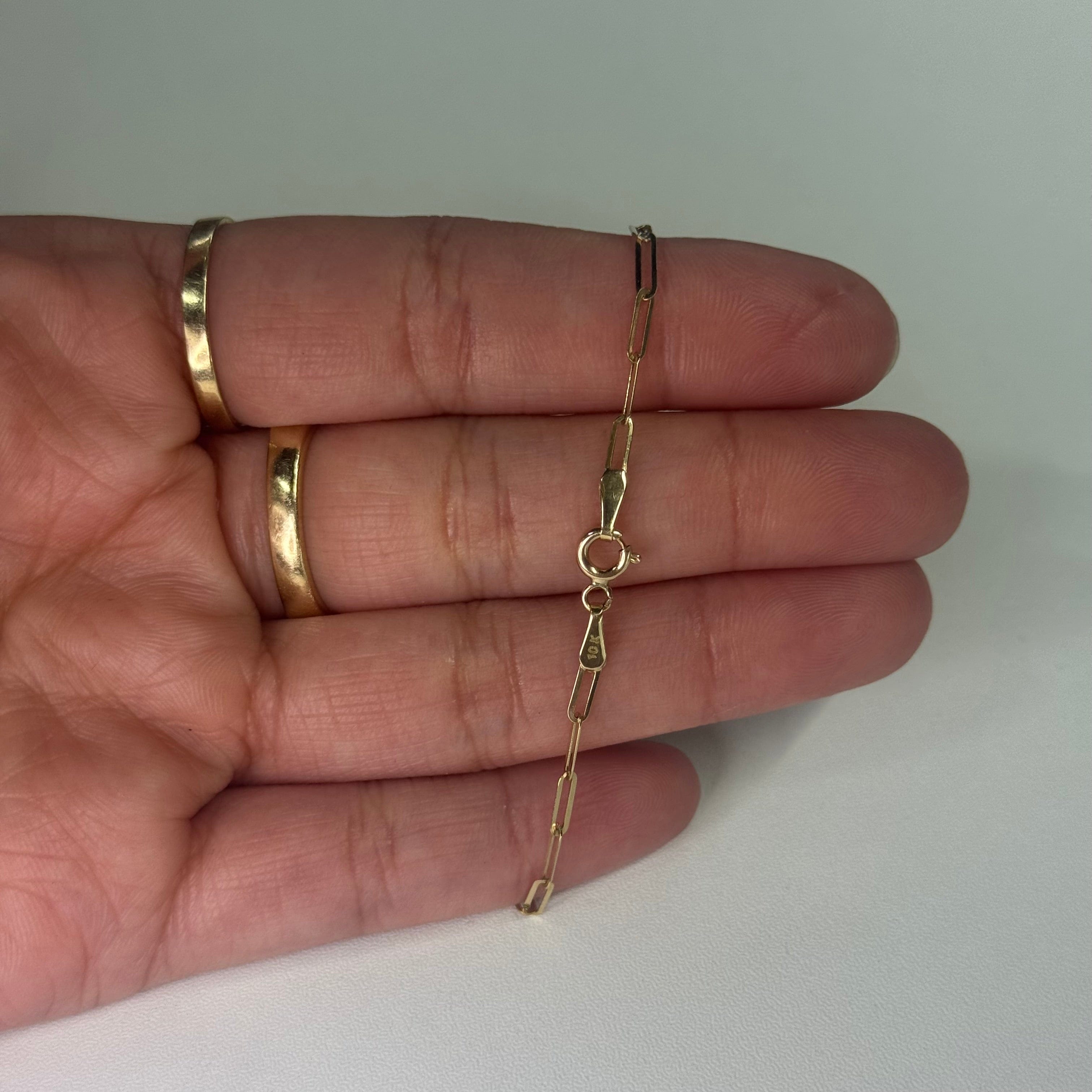 10k Ocean Clover Kid Bracelet