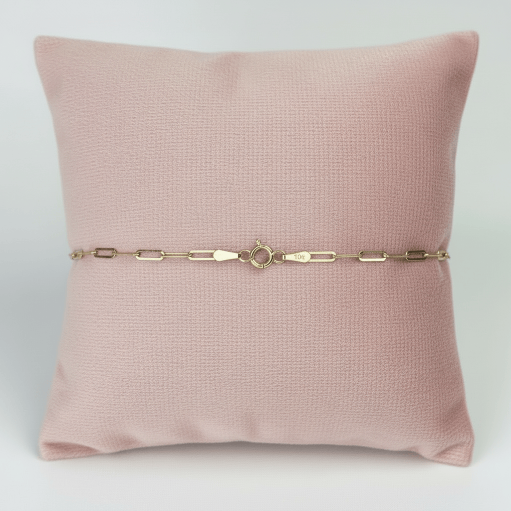 10k Ocean Clover Kid Bracelet