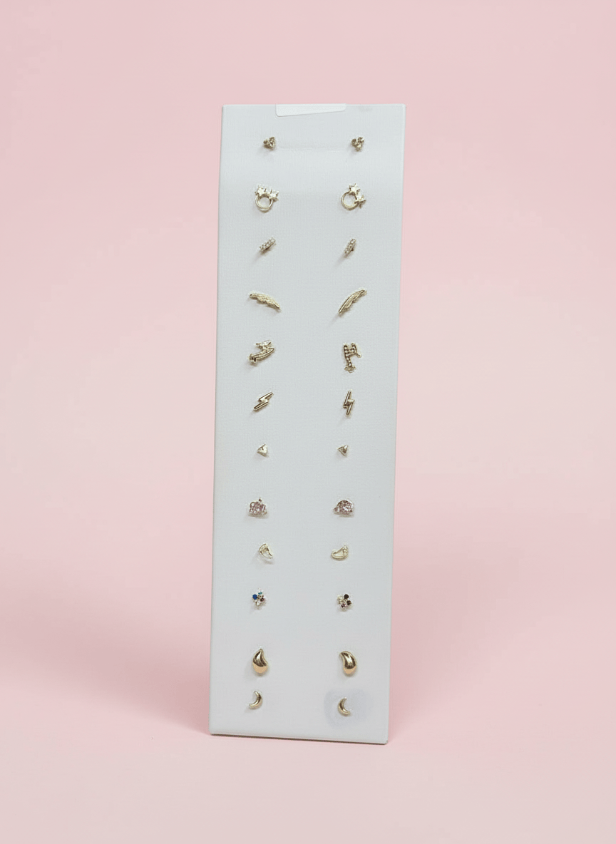 10k Solid Gold Screw Back Studs