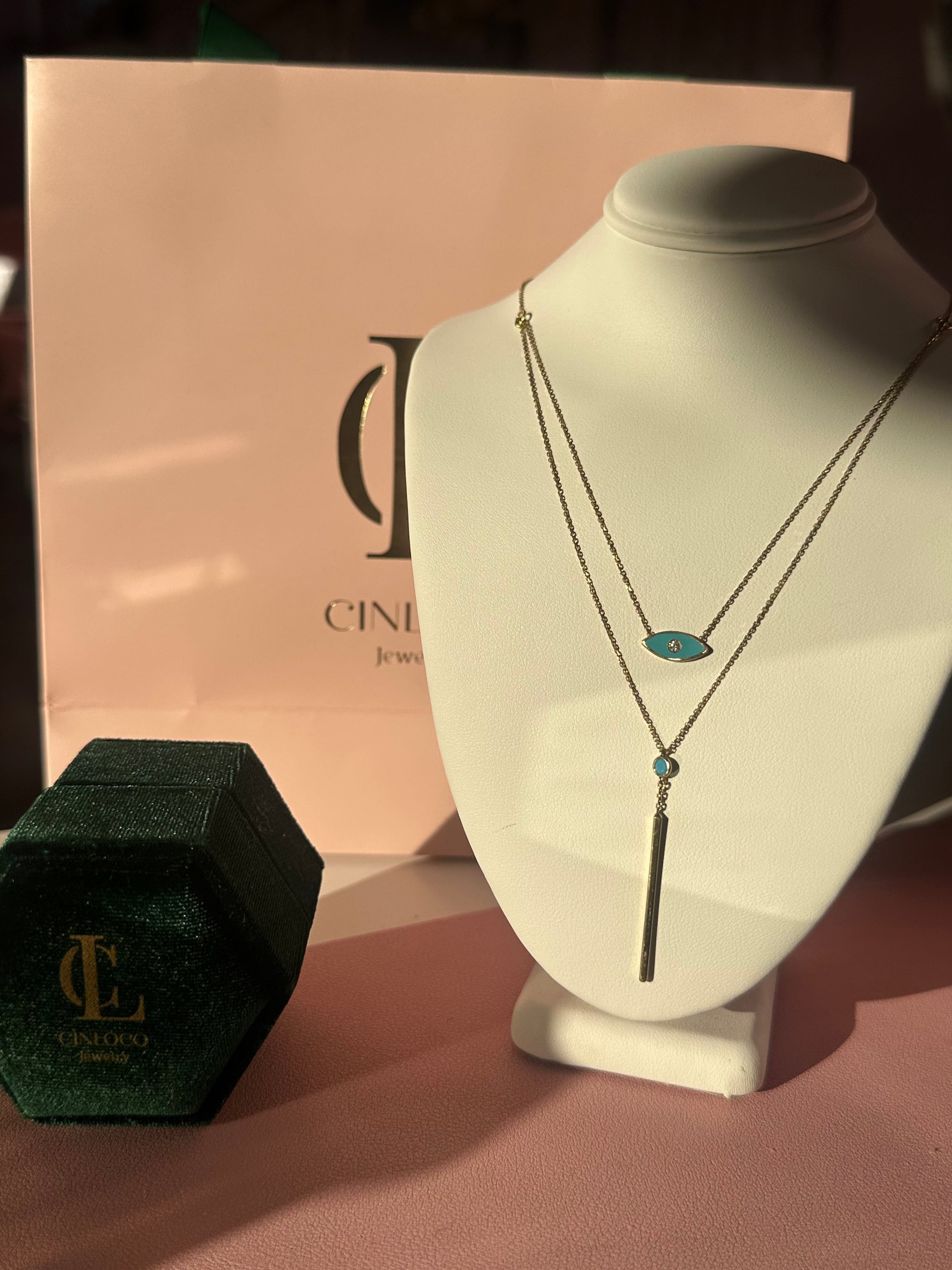 14k Cleopatra Necklace