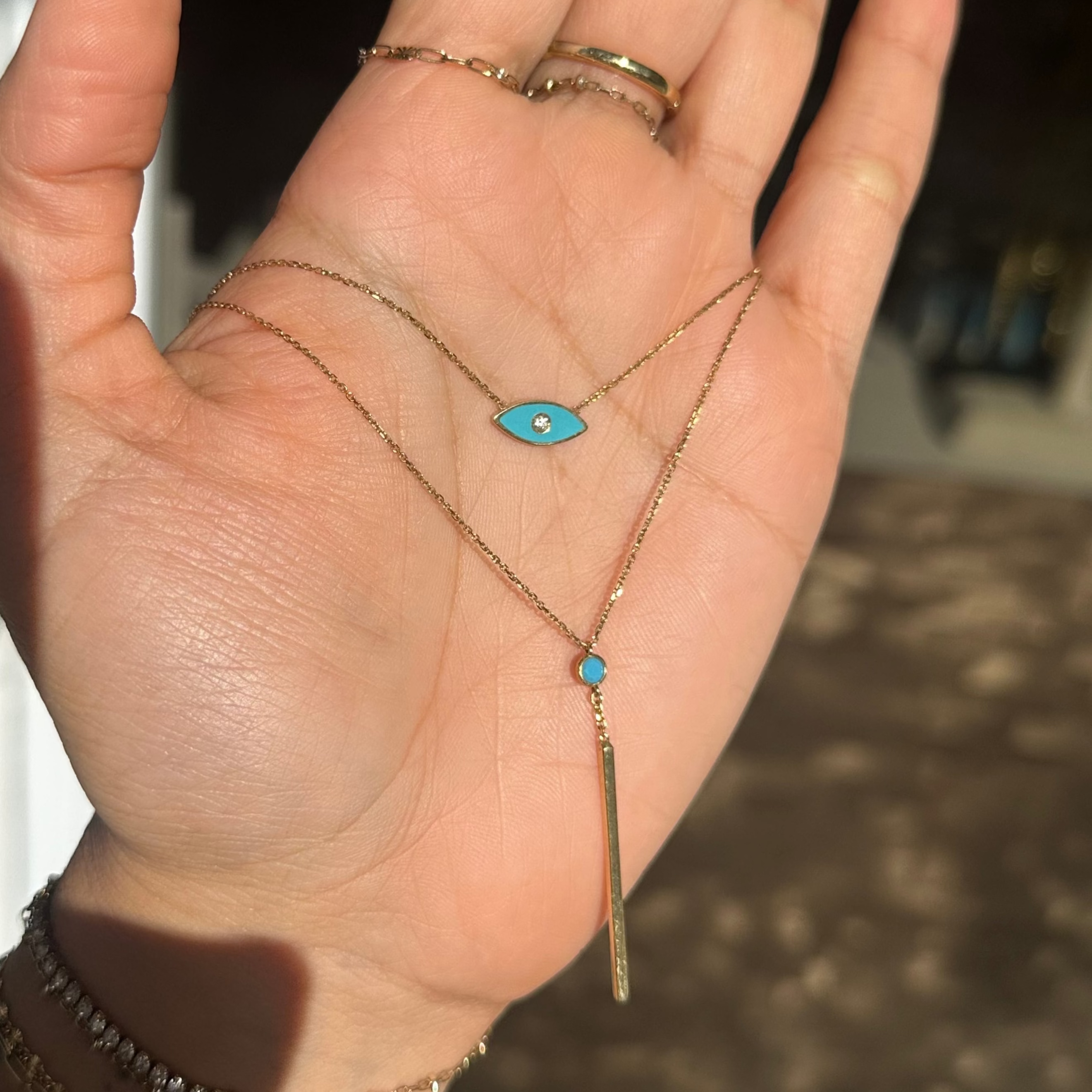 14k Cleopatra Necklace - CinloCo