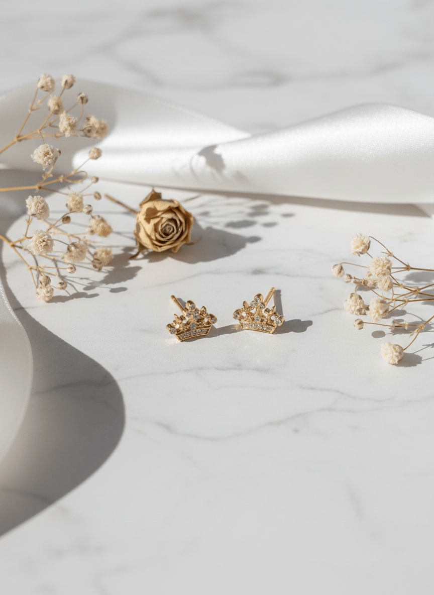 14k Queen B Earrings