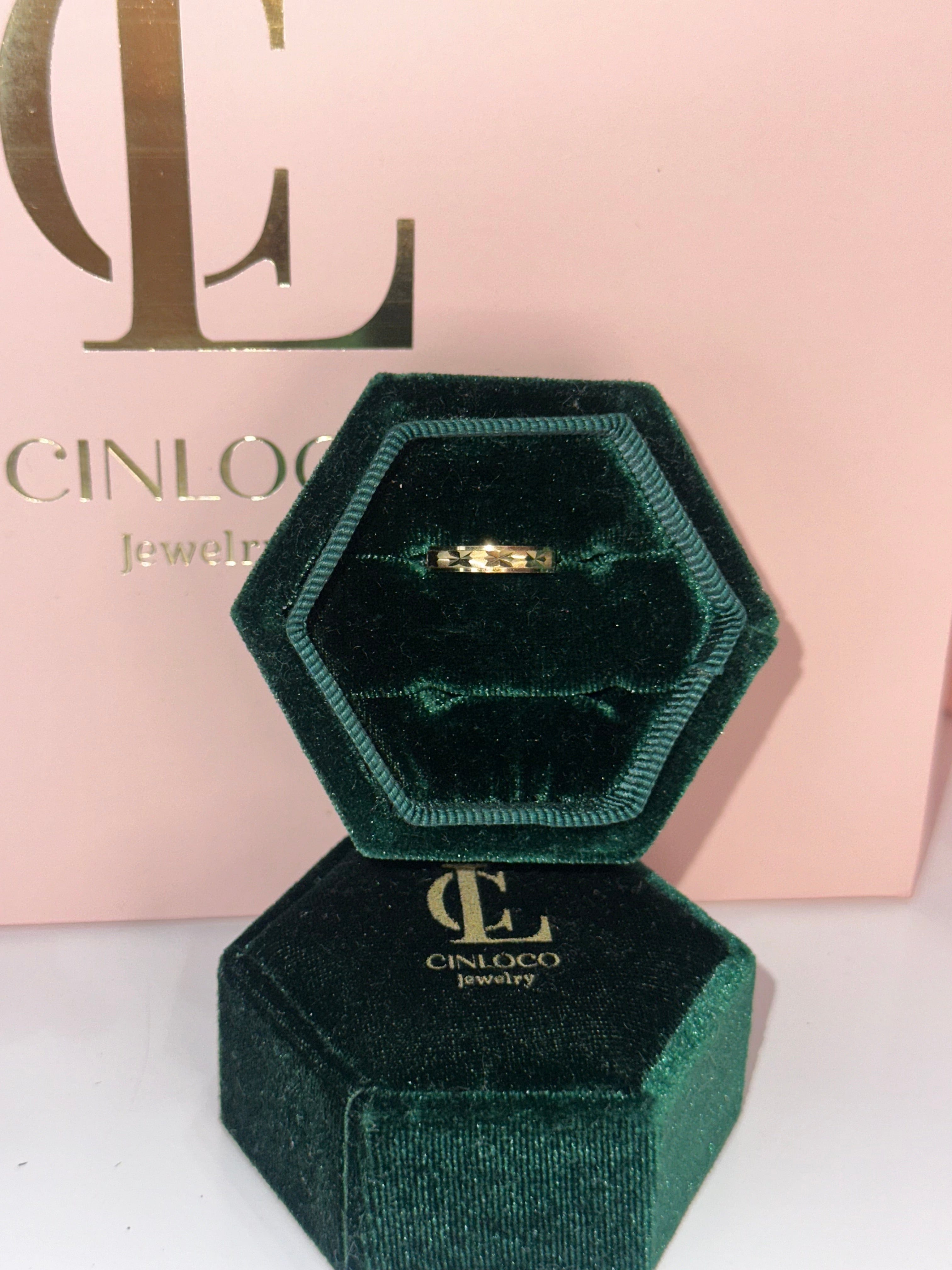 14k Halo Ring