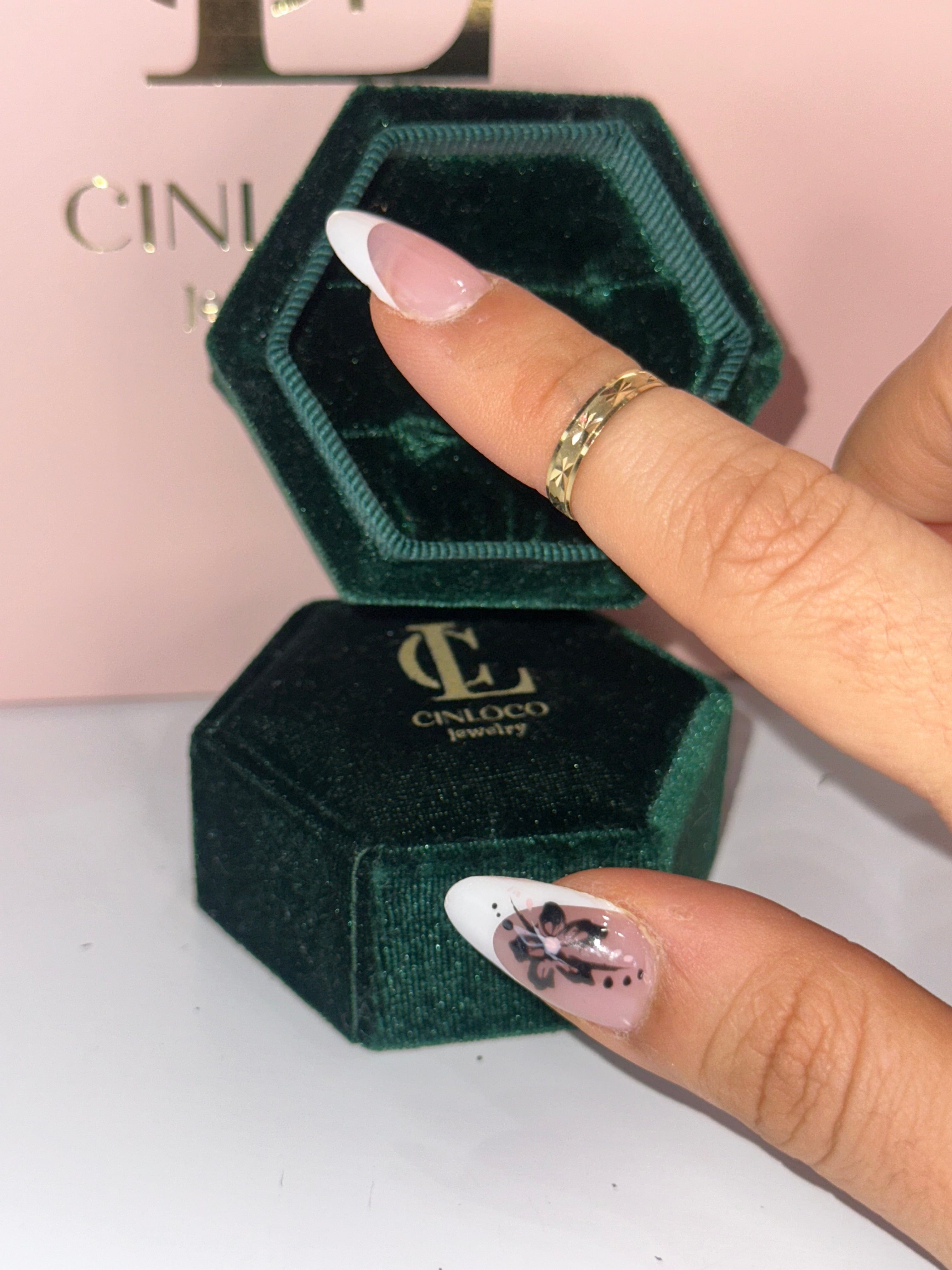 14k Halo Ring