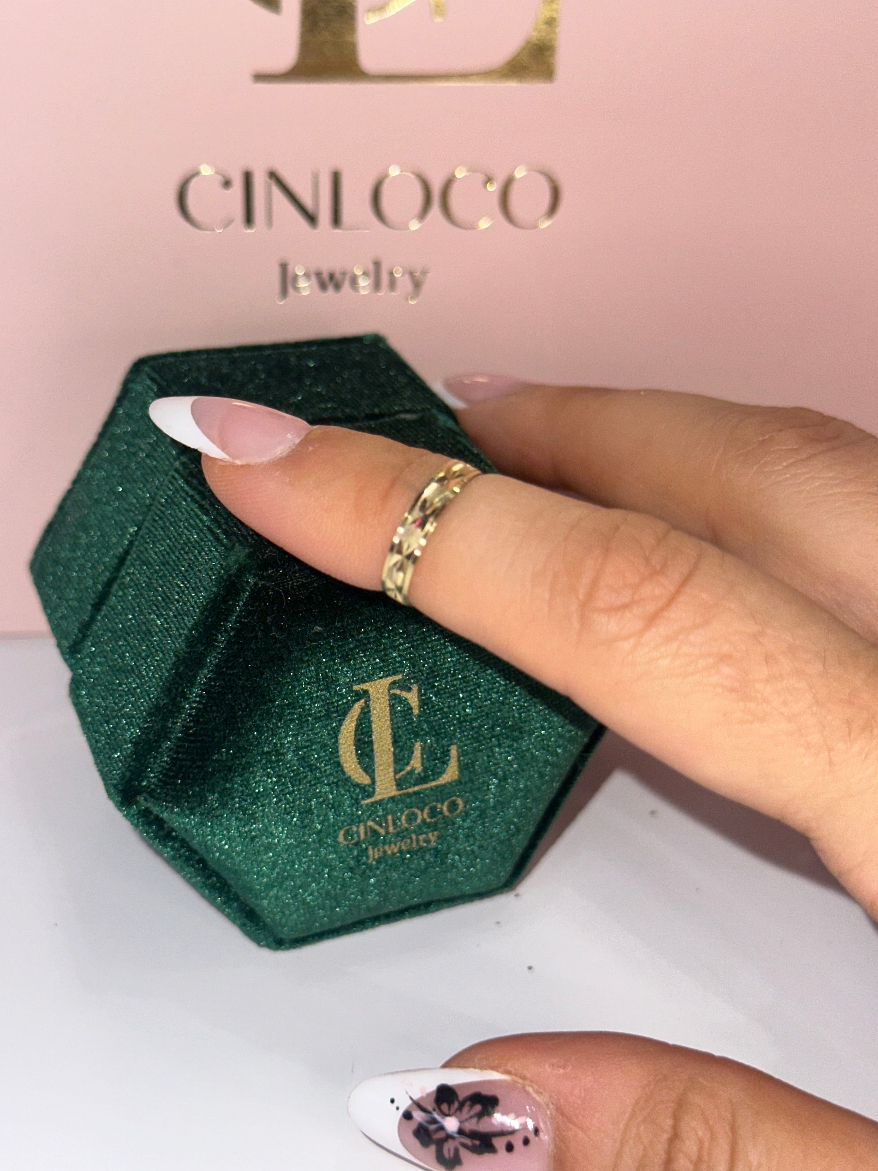 14k Halo Ring