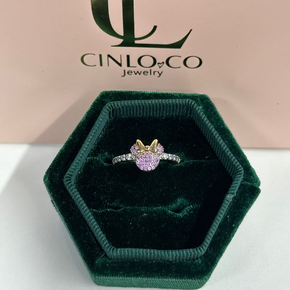 14k Darling Mouse Ring - CinloCo