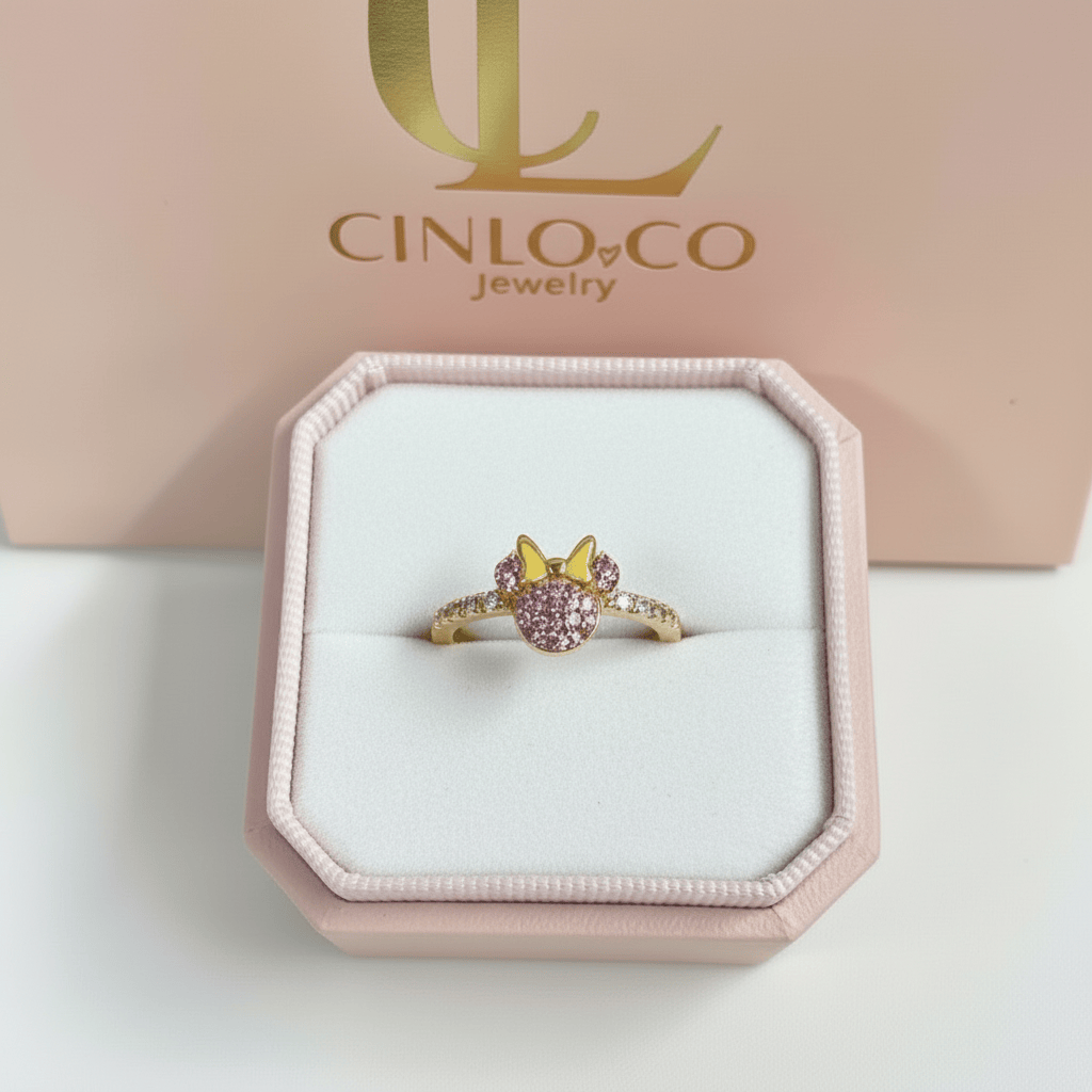 14k Darling Mouse Ring