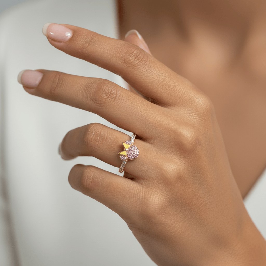 14k Darling Mouse Ring