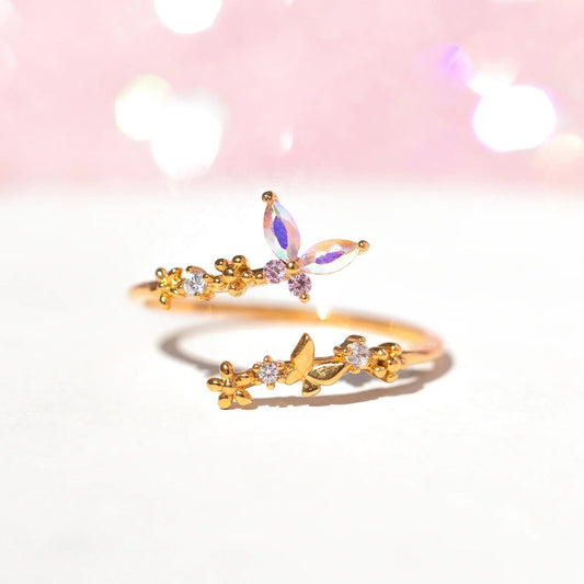 Dreamy Butterfly Ring - CinloCo