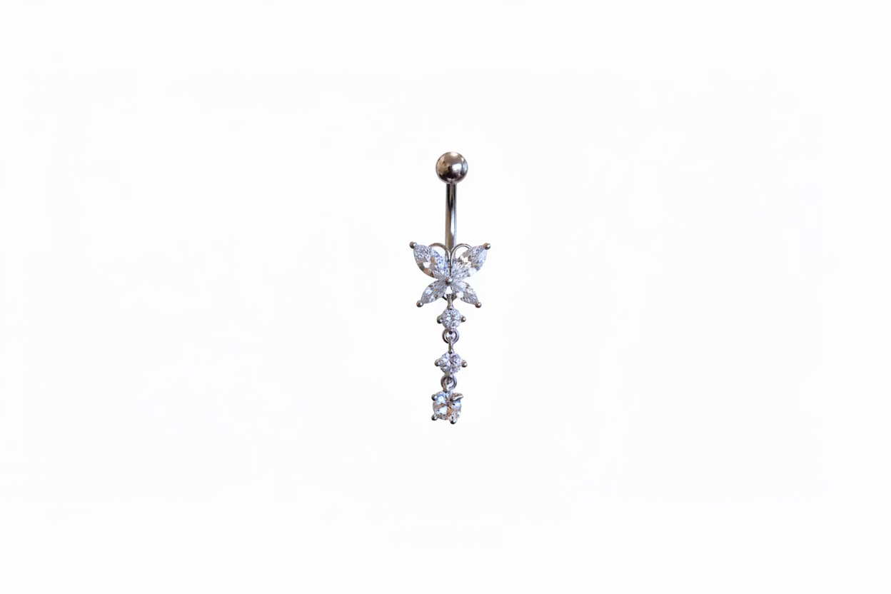 Butterfly Drip Belly Ring