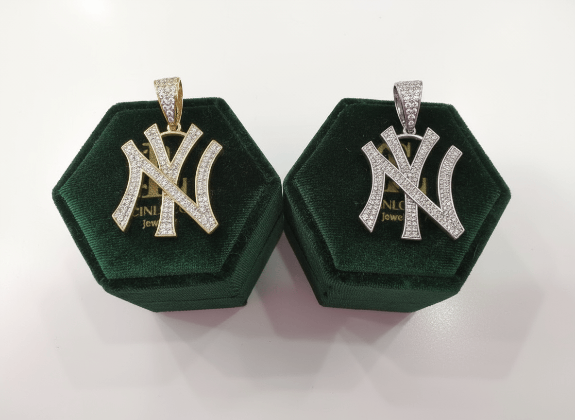Bling out NY pendent