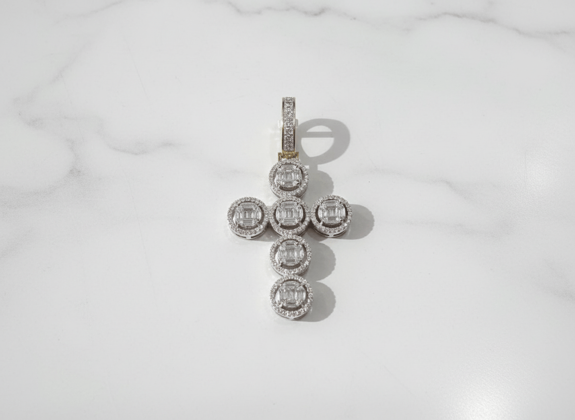 Blinged out Circles Cross